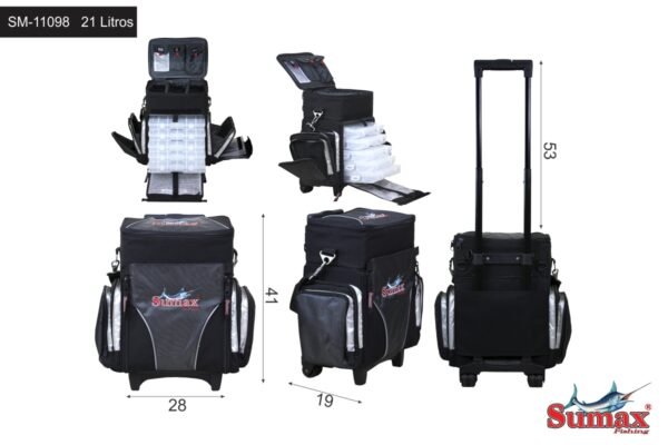 Bolso Sumax Con Ruedas SM-11098 - Imagen 2