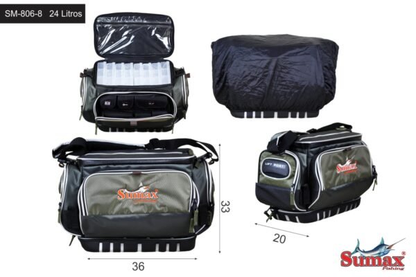 Bolso Sumax Con Organizadores SM-806-8 - Imagen 2